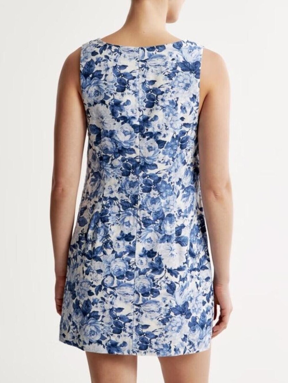 Abercrombie & Fitch Linen Blend Floral Mini Dress – Size M - Picture 2 of 6